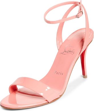Christian Louboutin Miss Z Ankle Strap Sandal in Grapefruit at Nordstrom, Size 11.5Us
