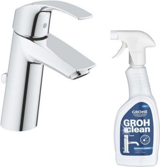 GROHE Mezclador De Lavabo Grohe Eurosmart Talla S + Limpiador Grohe