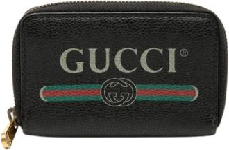 Gucci Pre-owned Wallets, female, Black, Size: ONE SIZE Pre-owned Coin Pouch