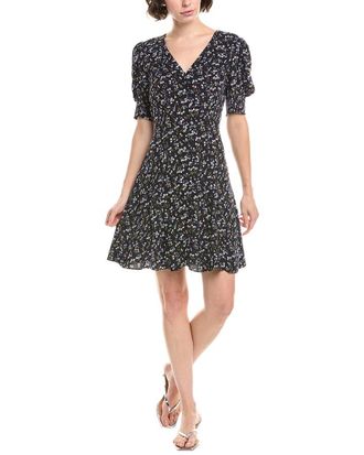 Madewell V-Neck Button-Front Mini Dress