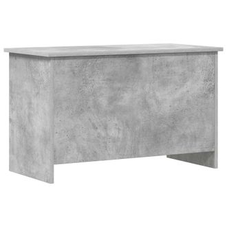 vidaXL Ba&uacute;l De Almacenamiento Gris Hormig&oacute;n 80 X 40 X 50 Cm Vidaxl