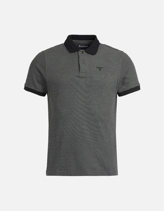 Barbour Mens Barbour Mens Black Polo Shirt - Grey - Size: 40