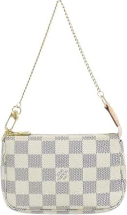 Louis Vuitton Pre-owned Mini Bags, female, Beige, Size: ONE SIZE Pre-owned Pochette Pouch