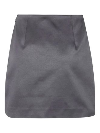 By Malene Birger Raye asymmetric mini skirt - Grey