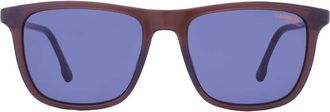 Carrera Blue Rectangular Mens Sunglasses CARRERA 261/S 009Q/KU 53
