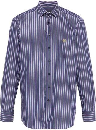 Etro Stijlvol Casual Overhemd - Heren - Casual Overhemden - Veelkleurig - 4XL - Katoen - Overhemden