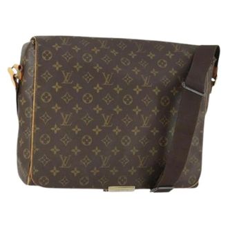 Louis Vuitton Pre-owned Cross Body Bags, female, Brown, Size: ONE SIZE Pre-owned Canvas Cross Body Bag