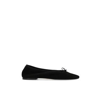 Aeyde Ballerina Shoes, female, Black, 5 UK, Tiby Suede Ballerinas