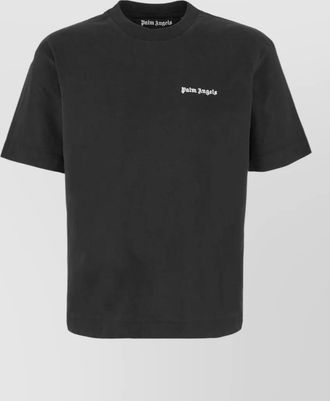 Palm Angels logo-print cotton crew-neck short-sleeve t-shirt set