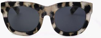 Linda Farrow PHILLIP LIM Animal Patterned Wayfarer Sunglasses size Unica