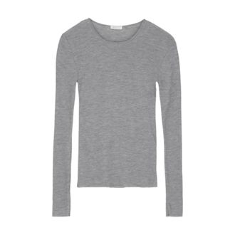 Skall Studio Amy Blouse - female - Skall Studio - Long Sleeve T-Shirts - Gray - XL - Tops