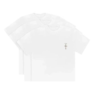 Travis Scott CJ T-Shirt (3 Pack) White CFMF-3T11-WHIT