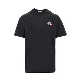 Moncler Tricolour embroidered logo T-shirt Man XL