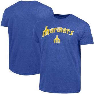 Champion Mens Champion Royal Seattle Mariners Cooperstown Wordmark Lockup Tri-Blend T-Shirt at Nordstrom, Size X-Large
