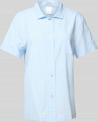 CCDK Copenhagen Pyjama-Oberteil mit Brusttasche Modell Amalie in Hellblau, Gr&ouml;&szlig;e XXL