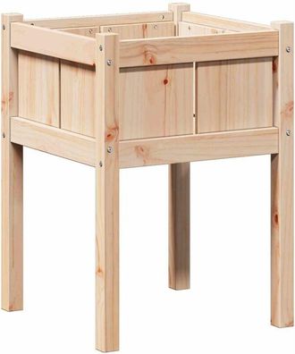 vidaXL Macetero De Jard&iacute;n Naturaleza 50 X 50 X 70 Cm Vidaxl