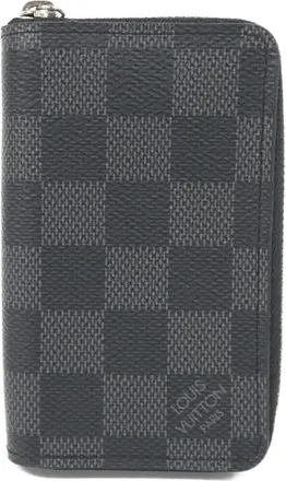 Louis Vuitton Graphite Coated Canvas Coin Purse/Coin Case (Pre-Owned)