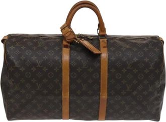 Louis Vuitton Pre-owned Weekend Bags, female, Brown, Size: ONE SIZE Pre-owned Keepall Travel Bag