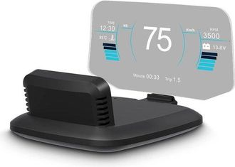 OEM Pantalla Frontal Dual Para Autom&oacute;vil, Muestra M&uacute;ltiples Funciones, Veloc&iacute;metro Gps, Tablero Obd Integrado, Con M&uacute;ltiples Funciones De Aviso