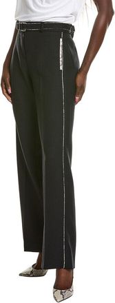 Paris Georgia Paris Georgia Python Wool-Blend Tailored Trouser
