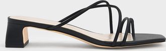 Charles & Keith Meadow Strappy Toe Ring Sandals