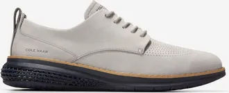 Cole Haan Mens Øriginal Grand Energyweave Perforated Plain Toe Oxfords - Grey Size 10.5