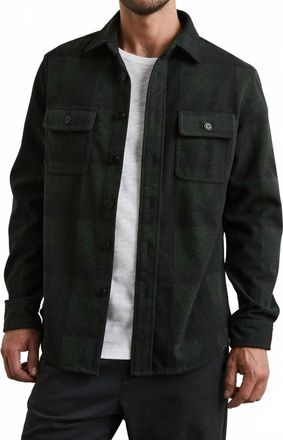 Rails Alder Shirt In Evergreen Onyx