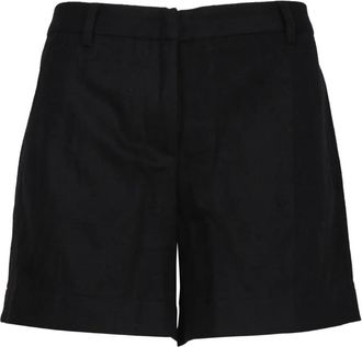 Miu Miu Flared wollen shorts - Zwart