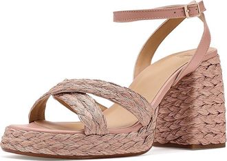 Castaner Valeriette Raffia Sandals Womens Sandals Rosa Empolvado : EU 37 (US Womens 6.5) M
