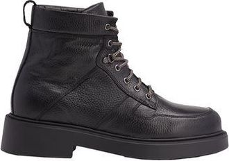 8 by YOOX FULL-GRAIN LEATHER HIKING BOOTS