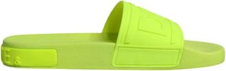Dolce & Gabbana Neon Groene Rubberen Slippers Sandalen - Dames - Sandalen - Groen - 44 EU - Schoenen