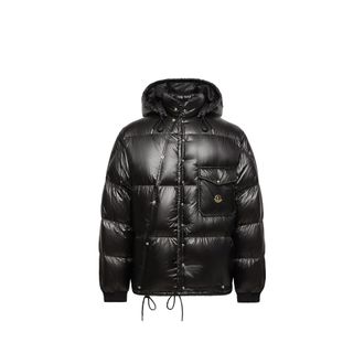 Moncler Moncler Karakorum Hooded Short Down Jacket, Men, Black, Size: 2