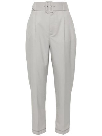 Marni belted tailored trousers - Grey