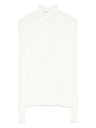 AlphaTauri Fiona V1.Y9.02 ribbed top - Neutrals