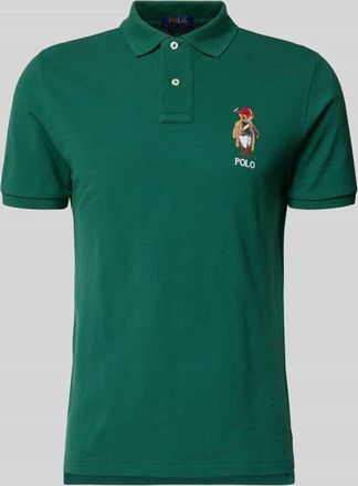 Polo Ralph Lauren Regular Fit Poloshirt aus reiner Baumwolle in Dunkelgruen, Gr&ouml;&szlig;e XXL