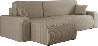 Mirjan24 Mobilier1 - Sof&aacute; Rinconero Shelton 102, Poso 02, Funci&oacute;n De Descanso, Almacenaje, 244x145x82cm, 0