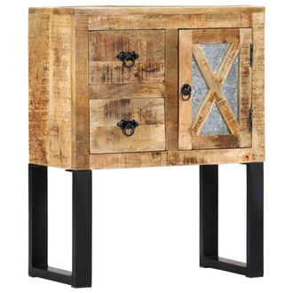 vidaXL Vidaxl - Aparador De Madera De Mango Maciza 60x30x76 Cm