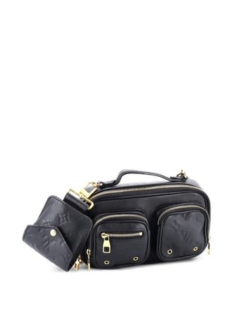 Louis Vuitton Utility Calfskin with Embossed Monogram Detail crossbody bag - Nero