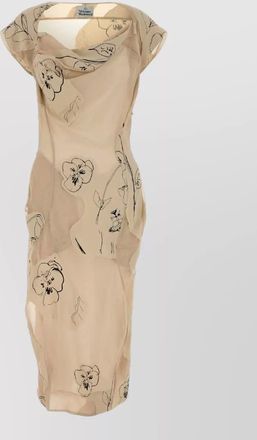 Vivienne Westwood ionian jersey dress belt waist midi