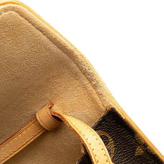 Louis Vuitton Hobo Bags - 2001 Monogram Pochette Twin PM - Gr. unisize - in Braun - für Damen