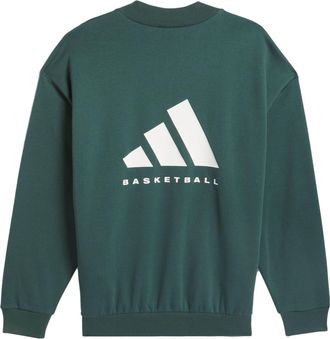 adidas Basketball Crew Sweatshirt Mineral Green IM8421