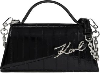Karl Lagerfeld Mujer, Bolsos, Negro, Talla: ONE Size