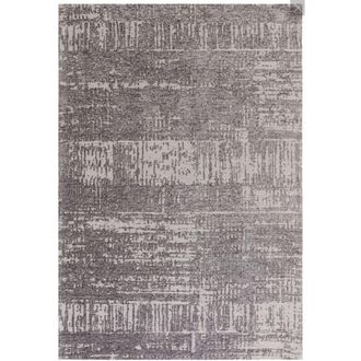 Novatrend Alfombra de sal&oacute;n moderna gris 200x290 cm