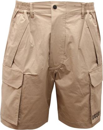 Dsquared2 Bermuda Katoenen Short - Heren - Korte Broeken - Beige - M - Katoen - Korte Broeken