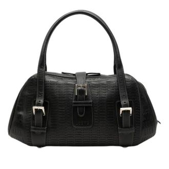 Loewe Pre-owned Senda Handbag - Dames - Pre-owned - Zwart - Maat: ONE Size Leer