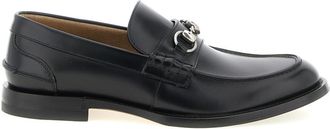 Gucci Black Solid Loafers