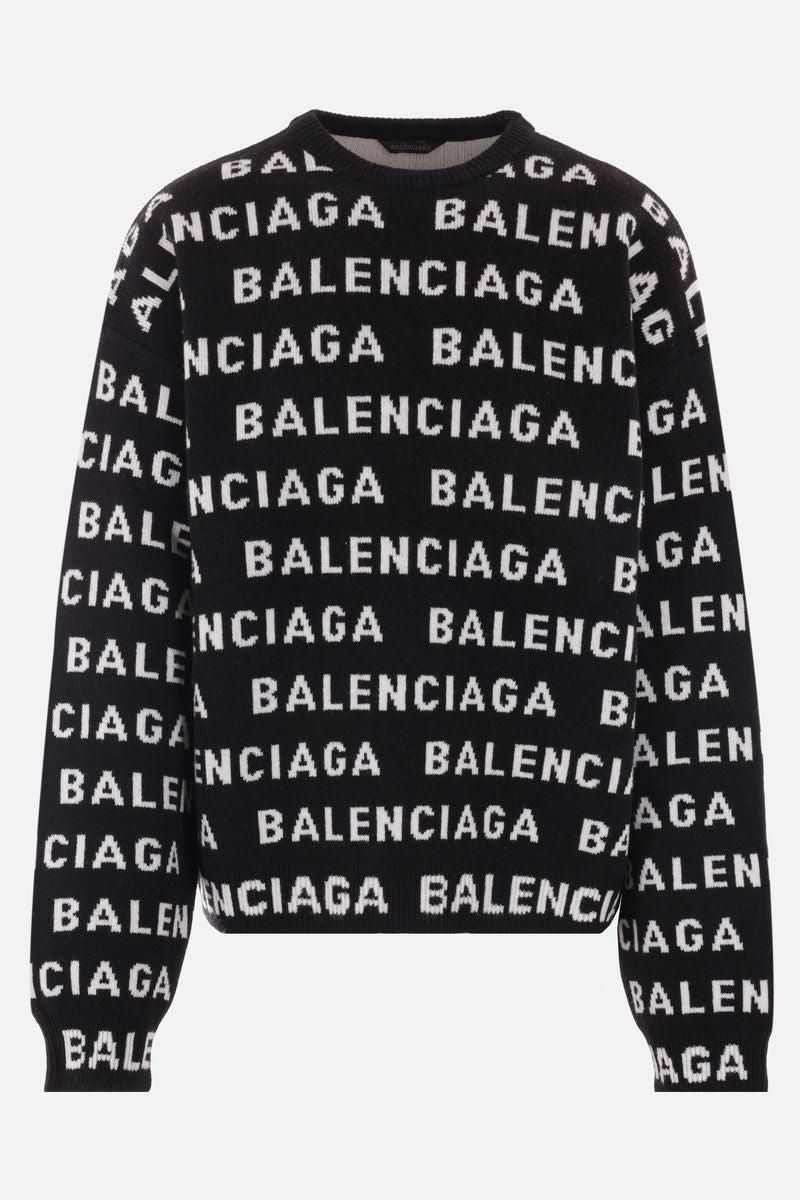 Balenciaga Allover Logo Crewneck Sweater ab € auf Stylight