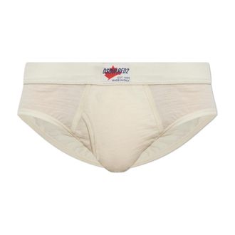 Dsquared2 Ondergoed, Heren, Beige, S, Wol, Wool Briefs