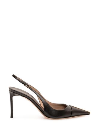 Tom Ford Black Solid Buckle Pumps