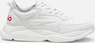 HUGO BOSS Mens Leon Trainers - White - Size: 10
